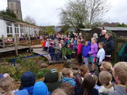 Aldbourne rain garden opening event